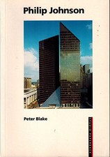 PHILIP JOHNSON (STUDIO ) (ENGLISH AND GERMAN EDITION) By Peter Blake *Excellent*