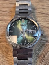 Orologio automatico Seiko King Seiko Vanac quadrante verde 5626-7160 acciaio ...