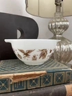 Vintage Pyrex Early American Cinderella 443 Brown & White  2.5 qt  Mixing Bowl