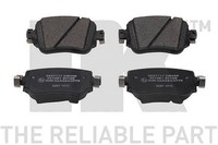 NK Bremsbelagsatz, Scheibenbremse Hinterachse U.A. FüR Audi, Seat, Skoda, VW