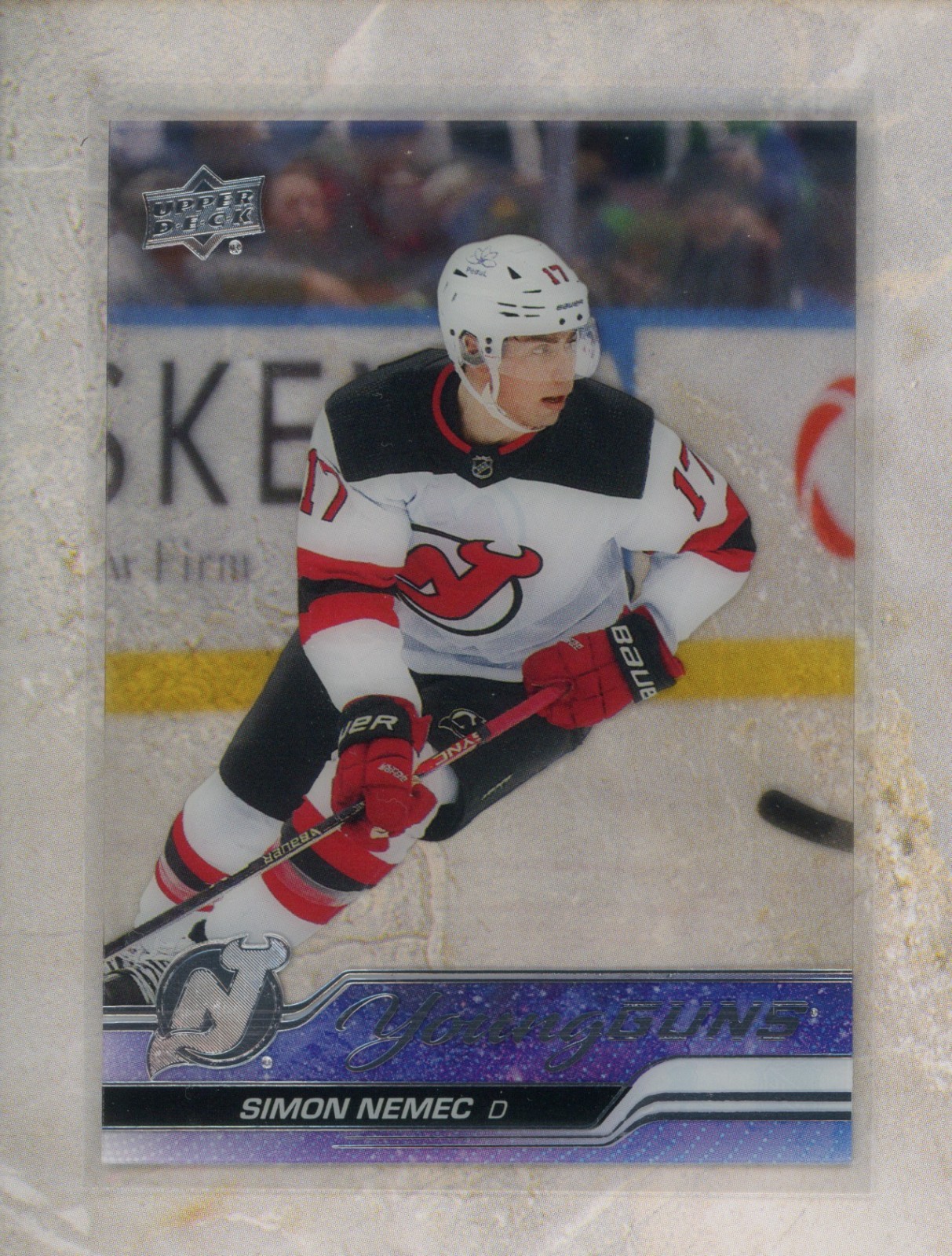 2023-24 Upper Deck Clear Cut Parallel Young Guns #727 Simon Nemec YG