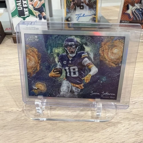 2025 Topps Cosmic Chrome Stars In The Night Justin Jefferson