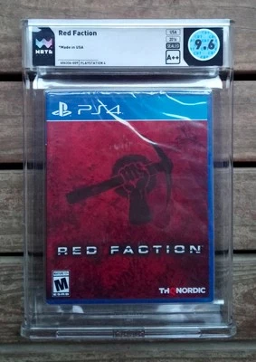 Red Faction PS4 Remaster SEALED 2016 WATA Graded 9.6 A++ Limited Run Games #281 - Image 1 of 2