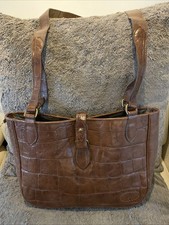 Vintage Mulberry Shoulder Tote Bag In Brown Congo Leather