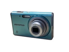 Olympus FE 4020 Blue Compact Digital Camera Autofocus 12MP with Battery