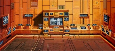 Transformers G1 85 Masterpiece Teletraan 1 Ark Autobot Dinobot Diorama Backdrop