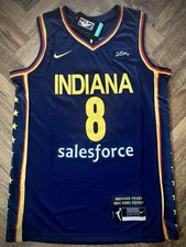 Sophie Cunningham #8 Large Men's navy blue FEVER Embroidered jersey Large NWT ☄️