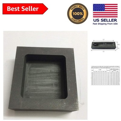 Versatile 500g Graphite Crucible for Melting & Refining Non-Ferrous Metals