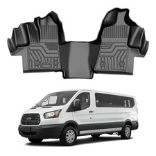 T TGBROS Floor Mats Custom Fit for 2015-2019 Ford Transit No Transit Connect...