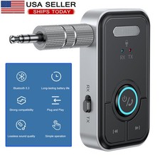 Wireless Bluetooth 5.4 Transmitter Receiver 2-in-1 Adapter Audio 3.5mm Jack Aux