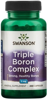 Swanson Triple Boron Complex, 3mg - 250 caps (84,50 EUR/kg)