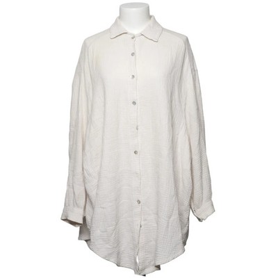 Sassy Classy, Hemd, Größe: ONE SIZE, Beige, Baumwolle, Streifen, Damen #xB2