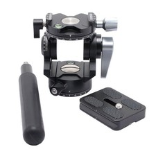 DV02P Portable Hydraulic Gimbal Handle Bird Watching 2D Camera Gimbal 2.5KG Load