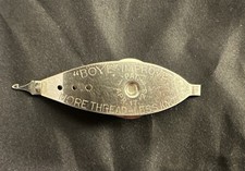Tatting Shuttle USA Made Chicago - VTG Metal 'BOYE IMPROVED'