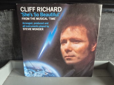 Cliff Richard She's So Beautiful,  7'' Single Picture Sleeve EMI Vinyl Record 