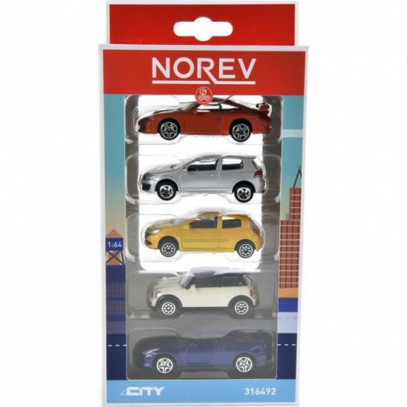 Norev Pack voitures Porsche Golf Gti Renault Clio RS Mini