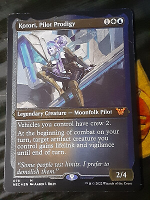Kotori Pilot Prodigy FOIL THICK STOCK , Commander KND , NM , MTG