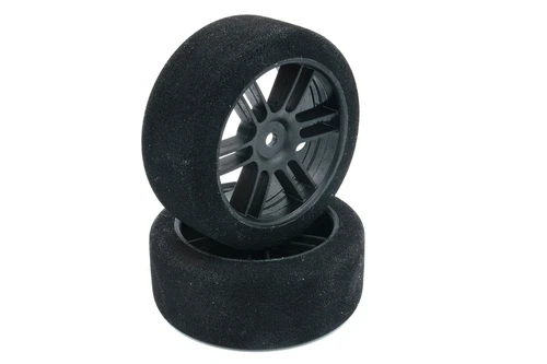 BSR F2635-B Foam Tires NITRO (Black) (2) (26mm Wide) (35 Shore) w/12mm Hex w/Fre - Picture 2 of 6