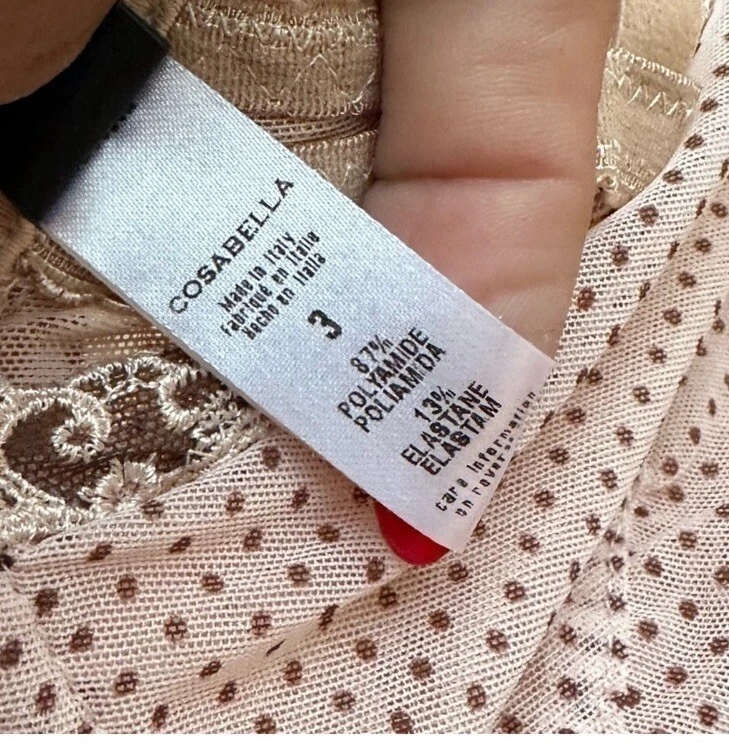 Cosabella Forever Babydoll Pink Polkadot — 第 3/4 张图片