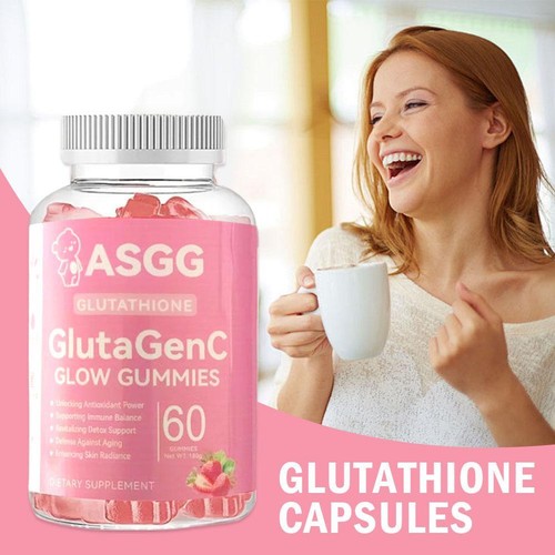 60X Glutathione Collagen Gummies Skin Whitening Antioxidant UK - Picture 9 of 9