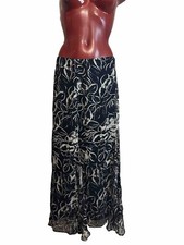 NEW VINTAGE 90S RALPH LAUREN - 100 Silk Skirt Floral Boho PLUS SIZE 16W NWT