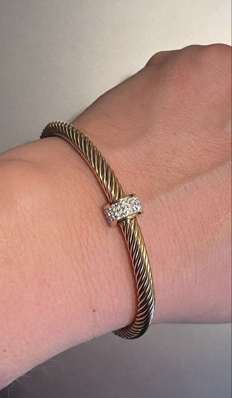 Twist Bangle【Silver925 LINE】（Gold・M） | sulamericamolduras.com.br