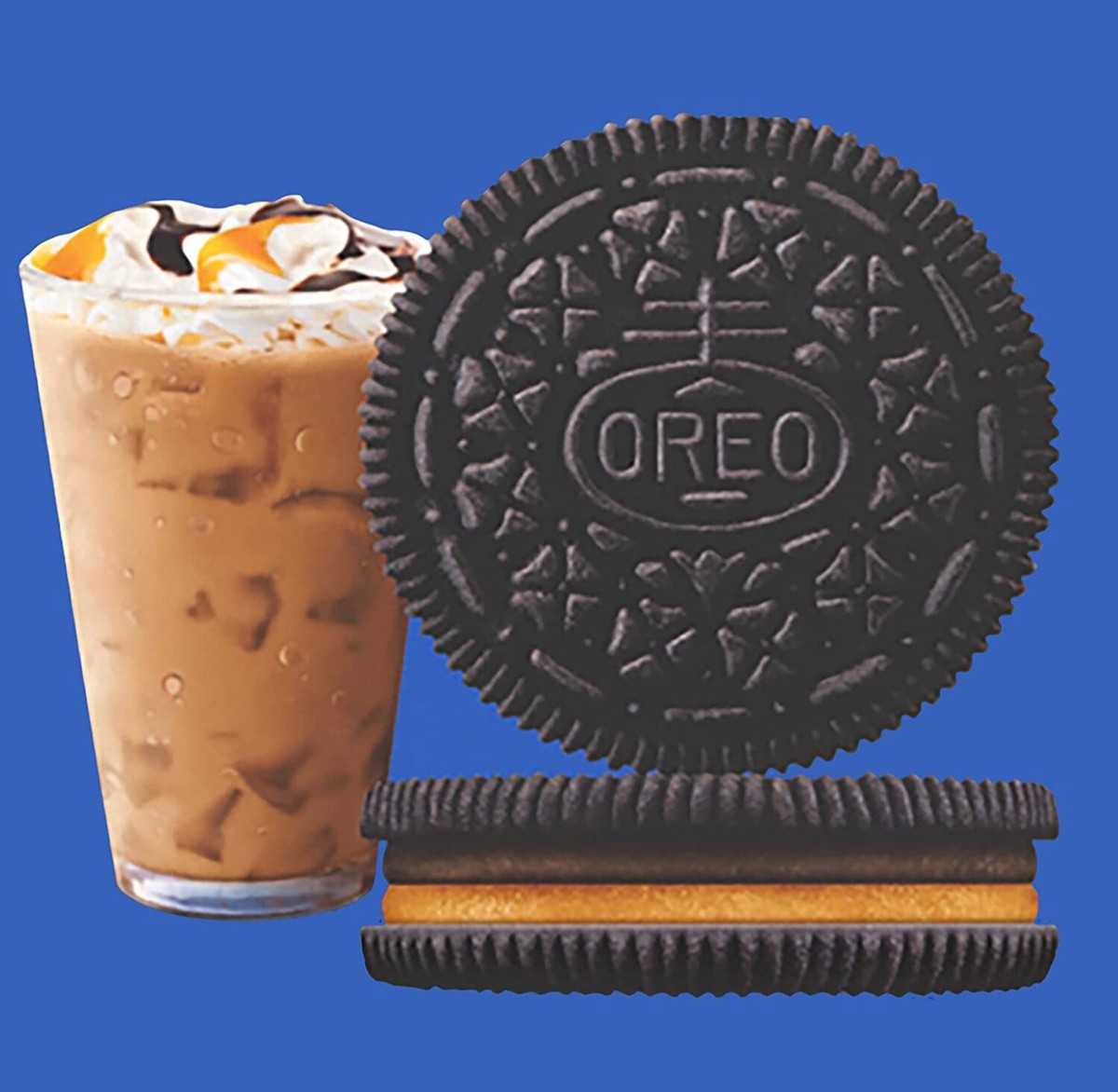 NEW Nabisco Oreo Mocha Caramel Latte Flavored Sandwich Cookies
