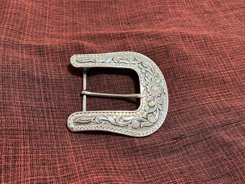 rhinestone belt buckle