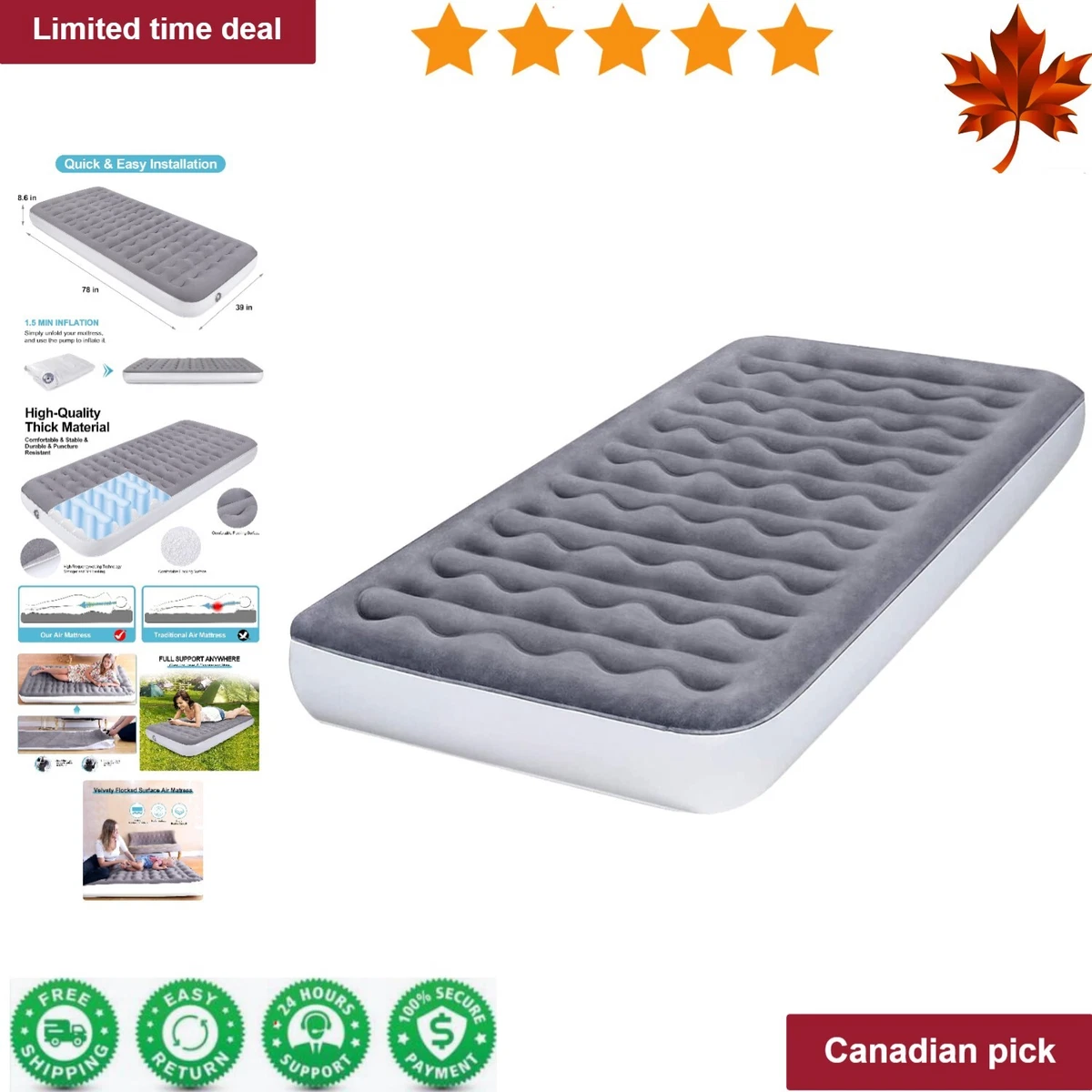 Best portable air shop bed