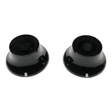 AxLabs Bell Knobs - No Numbers (Set of 2), Black
