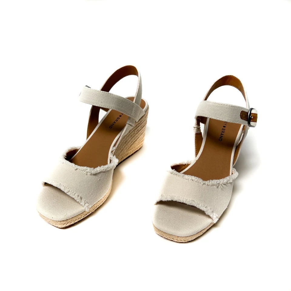 Venta al por mayor Cantidad del lote: 39 zapatos para mujer - Sandalias de cuña marca Lucky talla 7 - con cajas Foto 4 de 4