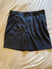 Pro Tour Men's Pleated Front Golf Shorts Size 38 Black RN# 31104