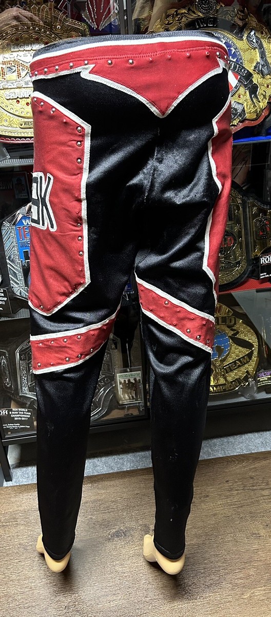 Xavier Woods WWE ring Worn wrestling gear TNA NXT signed Tights