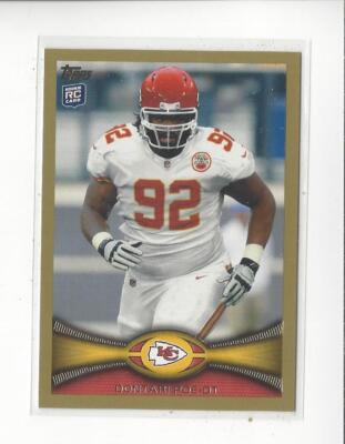2012 Topps Gold #285 Dontari Poe RC Rookie Chiefs /2012