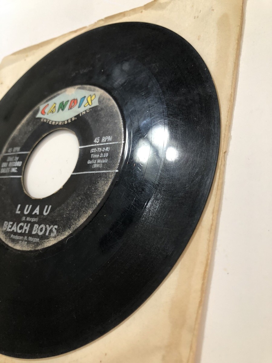 THE BEACH BOYS - SURFIN / LUAU, CANDIX 301, 45 RPM, 7