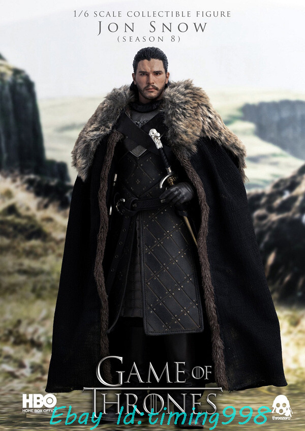 3a Threezero 1/6 Game Thrones Jon Snow 2.0 Gk Figure Limited