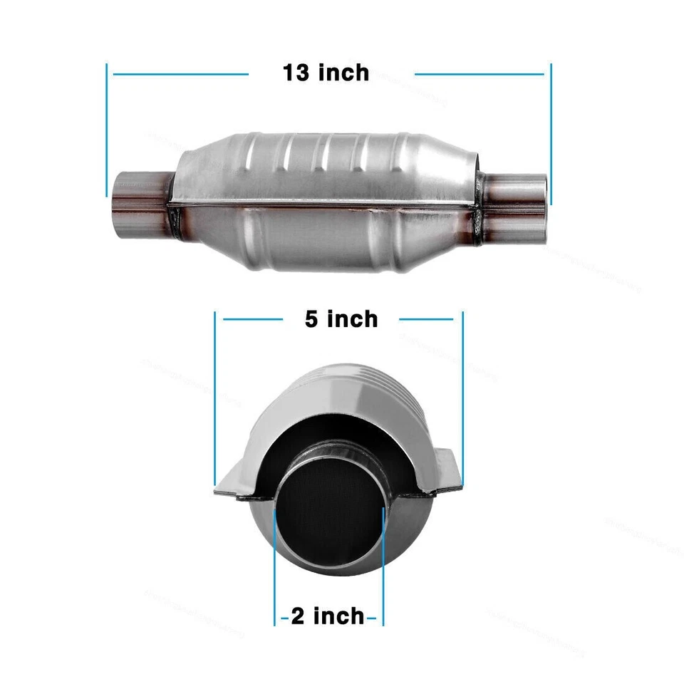 Convertidor catalítico para todos AUDI Q5 2" con pieza de rendimiento de escudo térmico Foto 2 de 4