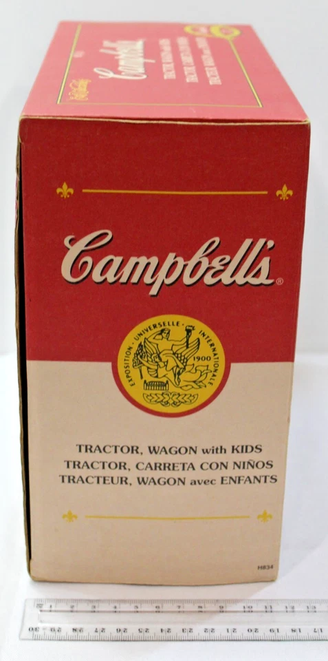 Campbell's Tractor Wagon with Kids ERTL Collectibles 1998 Soup Company Figurines - Image 4 of 4
