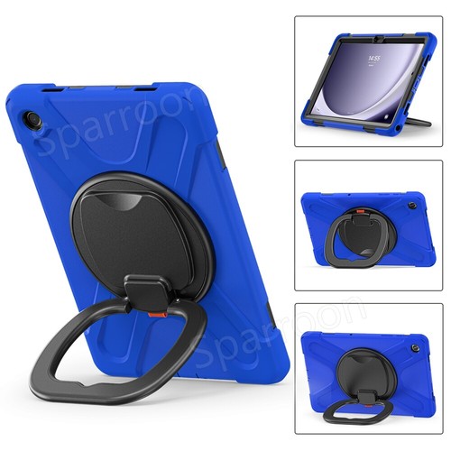 Strap Case For Samsung Galaxy Tab S9 FE S9 S8 S7 A9 A8 A7 Stand Shockproof Cover - Picture 102 of 243