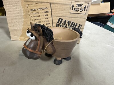 Innovations Good Homes Wanted Flower Planter Horse C36 #1