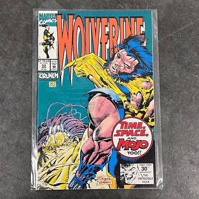 Wolverine #53 Time Space And Mojo Too Len Wein Comic Books By Marvel Comics