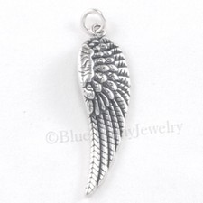 ANGEL WING Charm Pendant STERLING SILVER Faith 925 .925