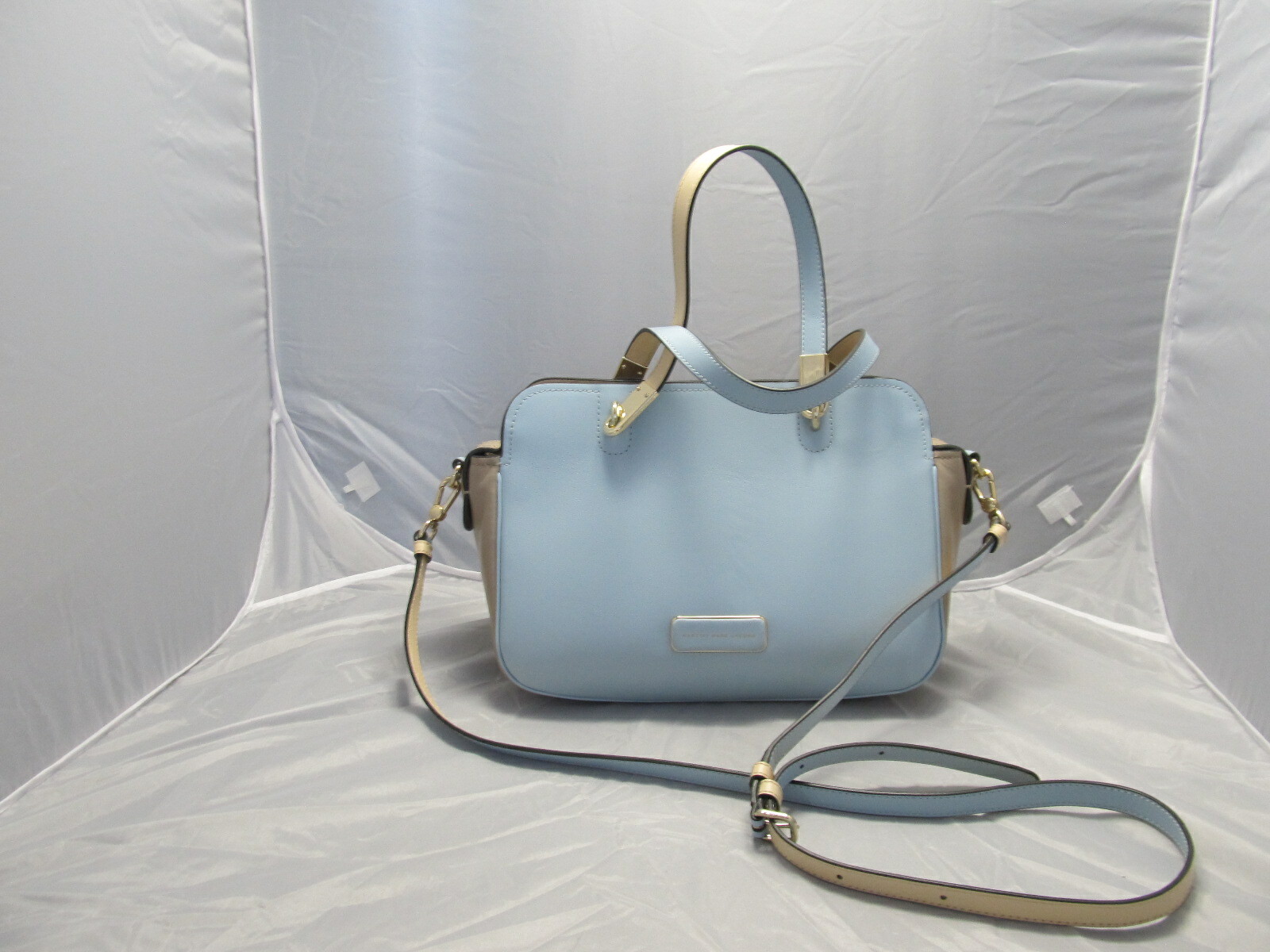 Marc By Marc Jacobs M Ligero Leather Satchel 002 Black Multi For Sale Online Ebay