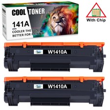 2PK 141A Toner Cartridge Compatible for HP W1410A LaserJet M110w M139w With Chip