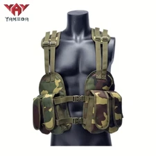 Yakeda TACTICAL VEST Military Paintball Airsoft magazine mag pouch chest rig