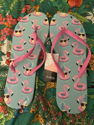 Chatties Footwear NWT Women's Pair Flip Flop Sandal Shoes