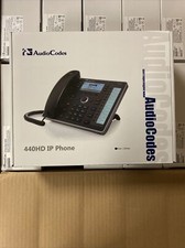 AudioCodes 440HD IP Phone UC440HDEG GGWV00610 With Ethernet Cable GbE Support