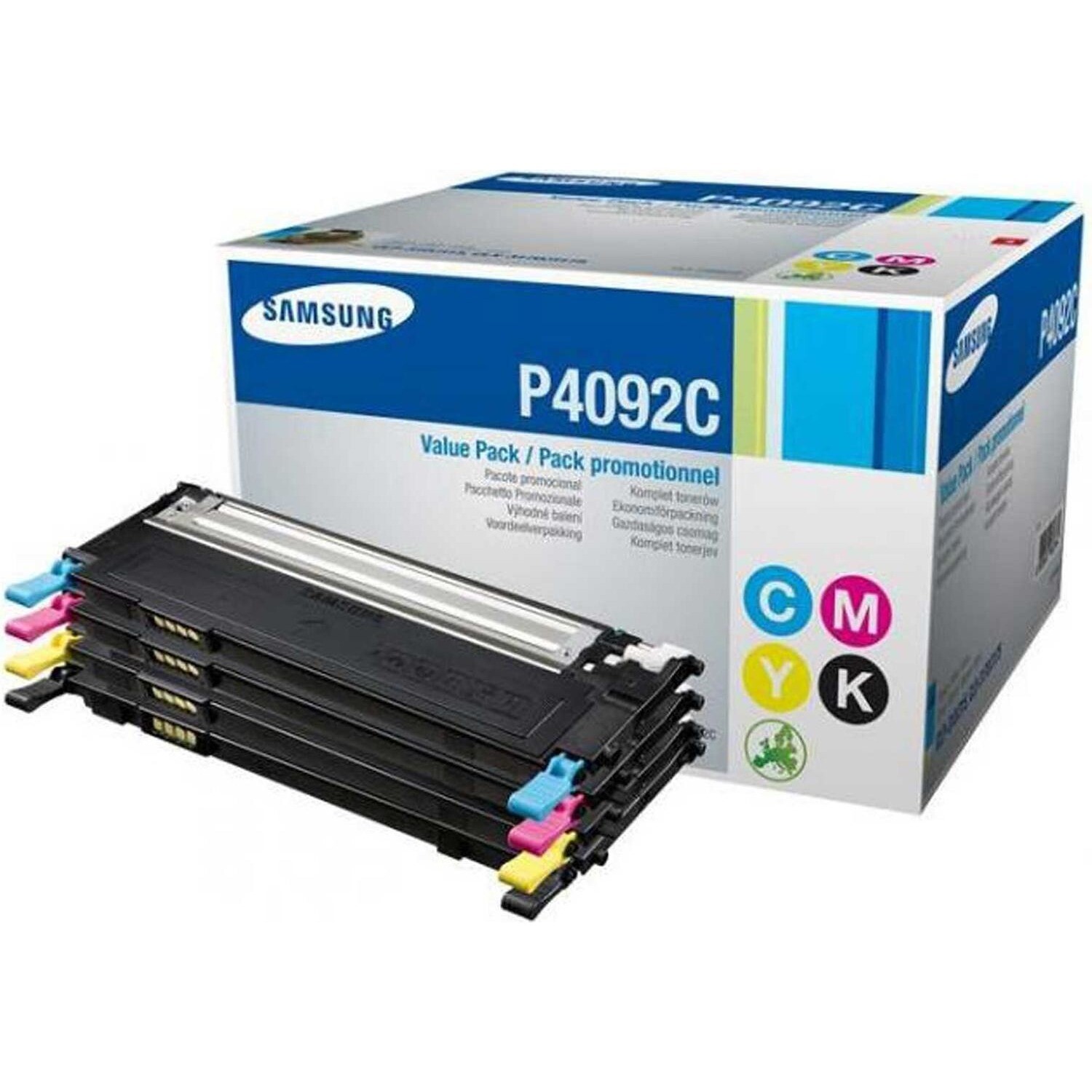 Kit 4 toner Samsung CLT-P4092C                    per CLP-310 CLP-310N CLX-3175