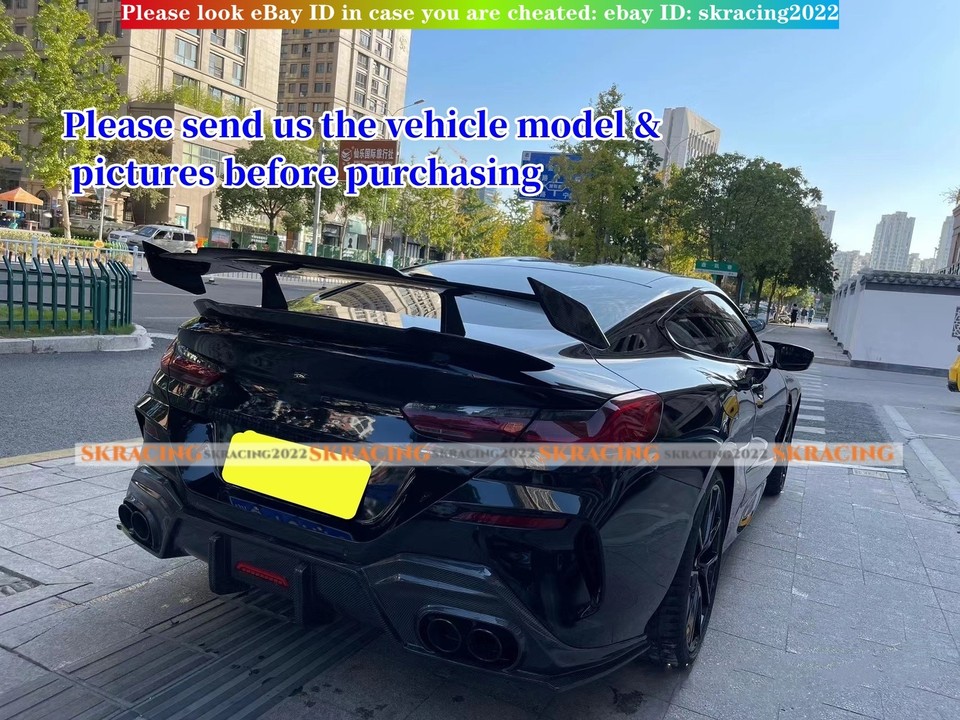 M8 Comp Wing ABS Carbon Look Rear Spoiler Wing FOR BMW 8Series G16 F93 M8 M850i 840i ...