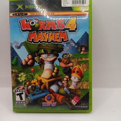 CIB Worms 4: Mayhem | Microsoft Xbox, 2005 | CIB | Tested & Works
